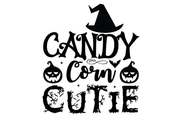 Candy Corn Cutie Svg T-Shirt Design
