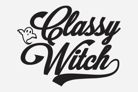 Classy Witch Svg T-Shirt Design