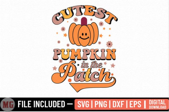 Cutest Pumpkin in the Patch – Fall SVG for Branding & Crafts