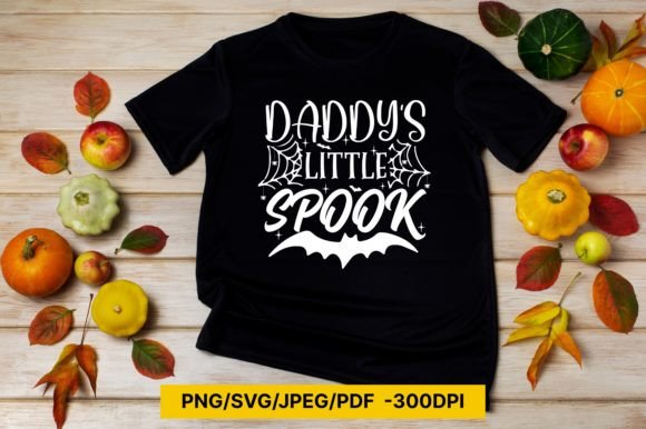 Daddy s Little Spook Halloween PNG, SVG
