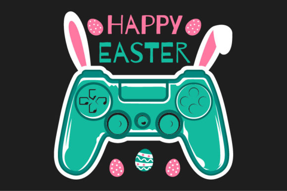 Game Easter Sunday Bunny SVG: Graphics for Crafts & Selling