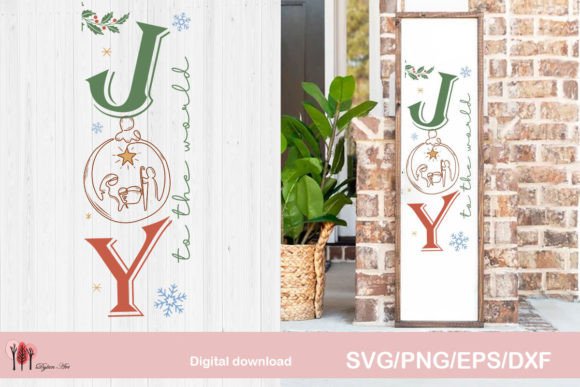 Joy to the World SVG PNG Graphics for Crafts & Publishing