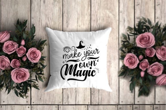 Make Your Own Magic Halloween Pillow SVG Graphics for Crafts