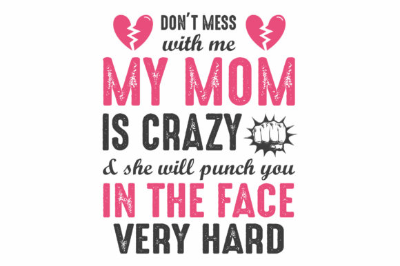 Mother Day Mom Floral SVG Design for Crafts & Graphics