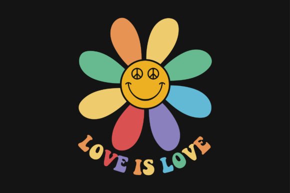 Pride Gay LGBTQ Retro Wavy SVG T-shirt Graphics and Crafts
