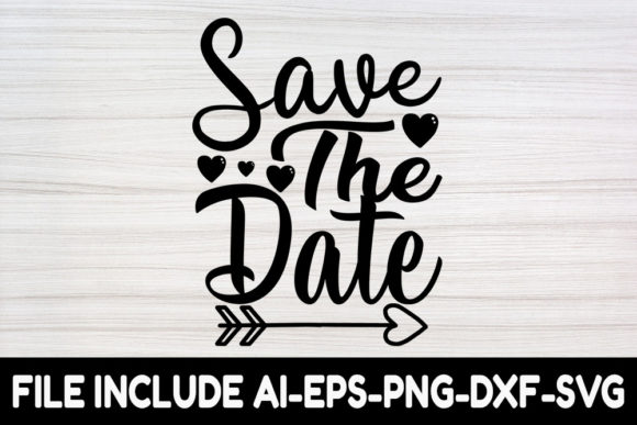 Wedding SVG Graphics for Crafts: Save the Date Review